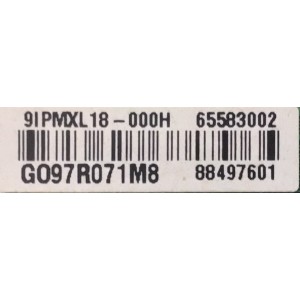 MAIN PARA TV LG / NUMERO DE PARTE EBU65583002 / EAX68805202 / 65583002 / 88497601 / 9IPMXL18-000H / G097R071M8 / MODELO 43LT340CUB.AUSFLJM
